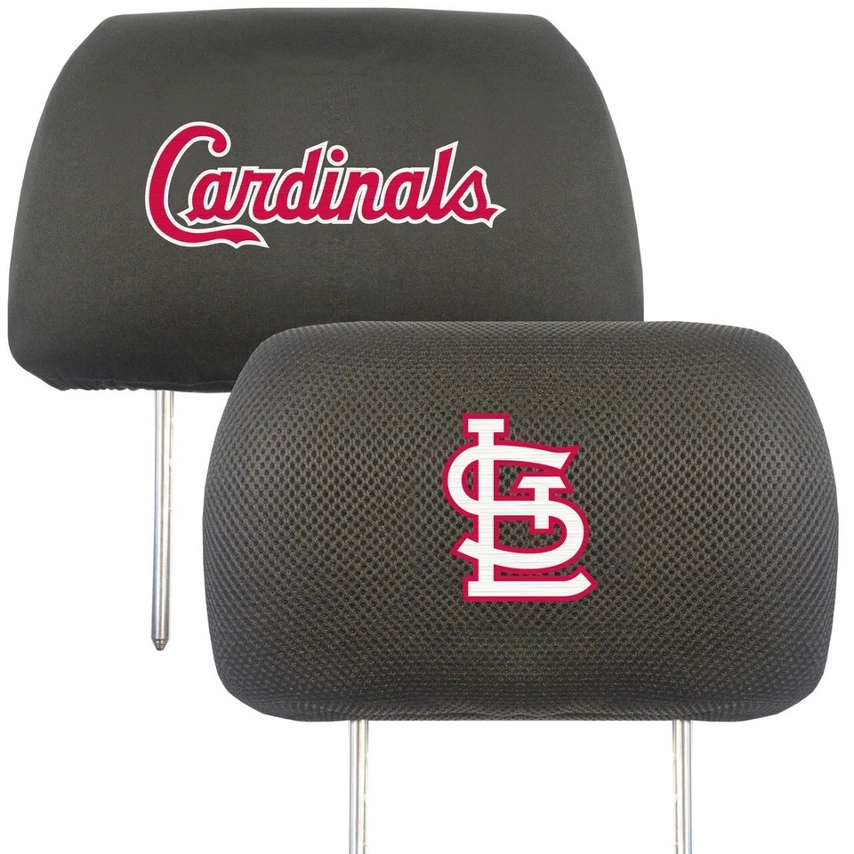 MLB St. Louis Cardinals Headrest Cover Double Side Embroidered Pair by Fanmats - Image 1 of 1