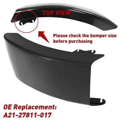 For Freightliner M2 106 112 Business Class 03-21 RH Bumper End Cap Cover Black - Image 1 of 4