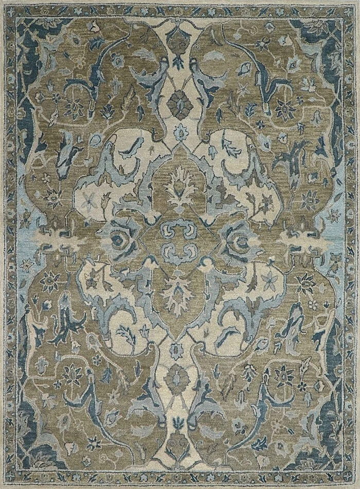 Alfombra 100 % lana | Alfombra acolchada a mano PB Nolan TODOS LOS TAMAÑOS para sala de estar alfombra de lana suave Foto 1 de 4