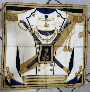 RARO Ralph Lauren Colección Etiqueta Púrpura 100% Seda Bufanda Traje Ecuestre De Colección - Imagen 1 de 9