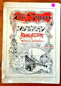 The Strand Musical Magazine July 1895 No. 7 Vol 2 Ed.E Hatzfeld VGC RARE - Picture 1 of 12