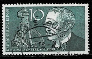 GERMANY 1958 RUDOLF DIESEL USED - Picture 1 of 1