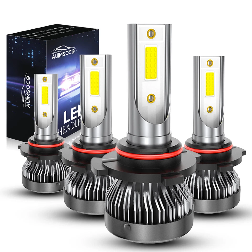 9005+9006 Kit Faros LED Combo Bombillas Alta+Baja 72000lm 10000k 200W 4 PIEZAS Foto 1 de 4