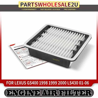Front Side Engine Air Filter for Lexus GS400 1998 1999 2000 LS430 2001 2002-2006 - Image 1 of 4