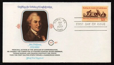 USA, SCOTT # 1726, FLEETWOOD FDC COVER 1977 DRAFTING THE CONFEDERATION ARTICLES - Image 1 of 2