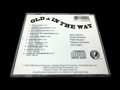 Jerry Garcia Old & In The Way CD 1973 Live Acoustic Grateful Dead 1996 GDCD40222 - Изображение 1 из 4