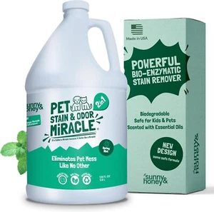 Pet Stain Odor Remover Enzyme Cleaner Pet Odor Eliminator Carpet Stain Remover - Picture 1 of 7