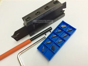 1 x SPANNBLOCK mit ABSTECH-SCHWERT(32mm) und GTN 3 Stechplatten MIT RECHNUNG!! - Bild 1 von 1