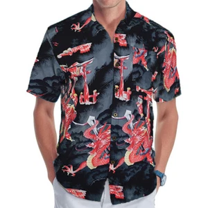 Hawaiian Shirts for Men - Perfect for Summer Beach Parties and Cruises - Picture 1 of 8