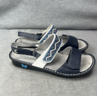 Alegria Blue Verona Aztec PG Lite Sandals Women Sz 41  Comfort Sandals