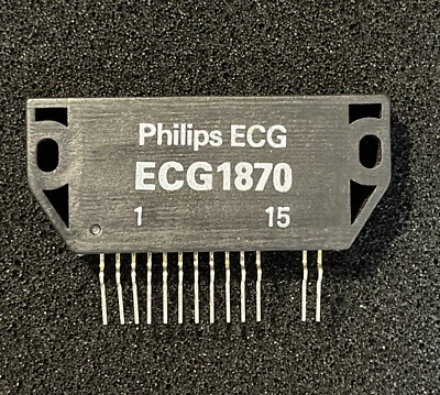ECG1870 ~  Integrated Circuit Module ~ Color TV Switching Regulator ~ NOS - Image 1 of 3