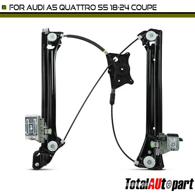 Power Window Regulator for Audi A5 Quattro S5 18-24 Coupe Front Passenger Side - Image 1 of 4