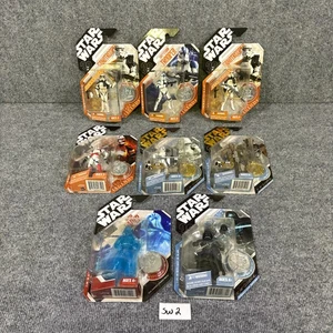Lote de 8 figuras de acción del 30 aniversario de Star Wars StormTrooper Darth Vader Chewbaca - Imagen 1 de 17