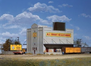 Walthers -HO-#3020    RJ Frost Ice & Storage - Kit - Picture 1 of 3