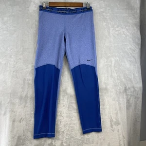 Nike Pro Dri-Fit Leggings Damen Gr. M blau Kompression Laufen Activewear gebraucht, in einwandfreiem Zustand - Bild 1 von 13