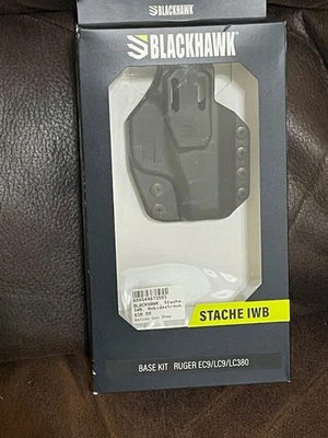 Новая черная кобура для обеих рук BlackHawk 416049BK Stache IWB Ruger EC9/LC9/LC380 - Изображение 1 из 4