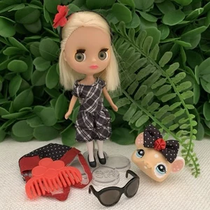 🐾 Littlest Pet Shop LPS #1618 Mouse ‘Blythe Buckles & Bows’ - Picture 1 of 5