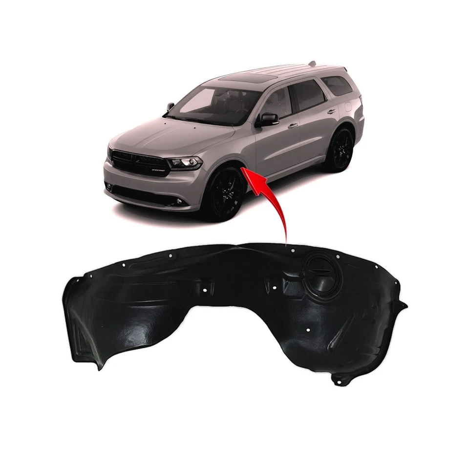 Forro de guardabarros del lado izquierdo del conductor para Dodge Durango CH1248156 2011-2017 delantero Foto 1 de 4