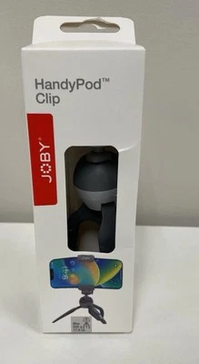 JOBY - HandyPod Clip Tripod Cell Phone Mount Foldable Table Top Grey Vlog Camera - Image 1 of 4