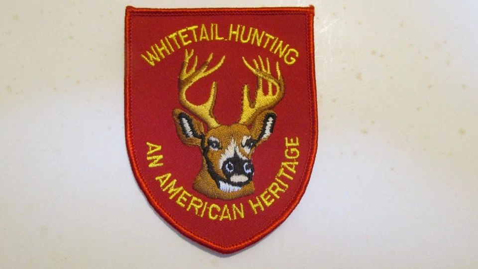 WHITETAIL DEER HUNTING AN AMERICAN HERITAGE TROPHY PATCH - Image 1 of 1