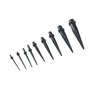 Modische Acryl Double O Ring Ohrlochstechen Taper Expander Stretching Kit 18 DON - Bild 1 von 8