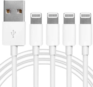 4 Stück Apple MFi Zertifiziert Lightning auf USB Ladekabel für iPhone 14 13 12 - Bild 1 von 3