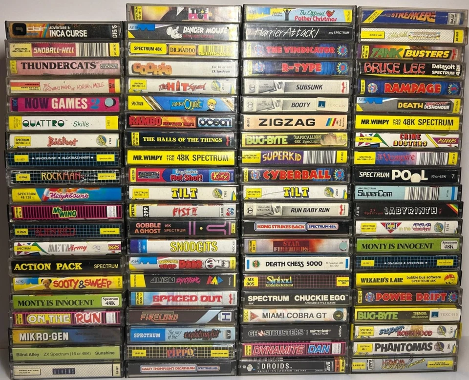 ZX Spectrum 48K 128K Games - Various Titles - Multi Listing - Sinclair - Fun - Image 1 of 1