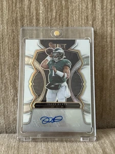 Fútbol Panini Select 2022 #SIP-JH Jalen Hurts Signatures blanco automático/30 Eagles - Imagen 1 de 2
