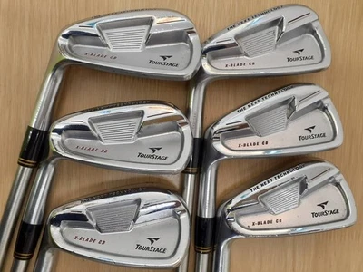 BRIDGESTONE LH Iron Set X-BLADE CB 5-9,P XB-75 Shaft Flex S Left Handed STORE - Image 1 of 4