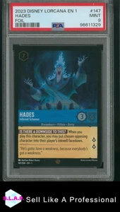 HADES FOIL DISNEY LORCANA EN 1-THE FIRST CHAPTER 2023 147 PSA 9 - Imagen 1 de 2