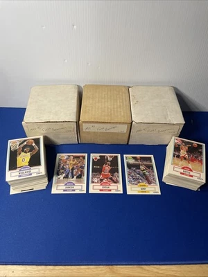 3x - Juego completo de baloncesto Fleer 1990-91 #1-198 NBA CASI NUEVO-COMO NUEVO ¡Michael Jordan X3! Foto 1 de 4