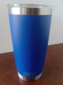 Yeti Rambler 20oz Tumbler With Lid Navy w/Custom Navy Color  - Picture 1 of 4