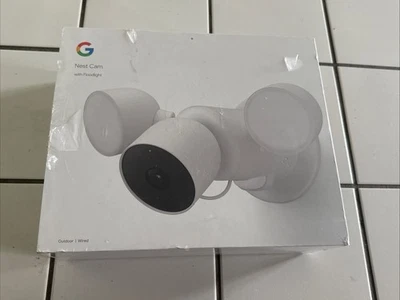 Google Nest Cam with Floodlight – Outdoor Wired Security Camera – New - Image 1 of 4