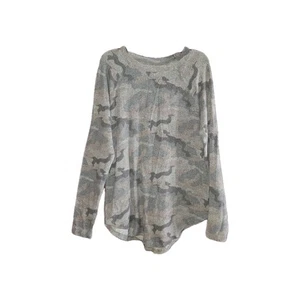 American Eagle: Damen weich & sexy Plüsch Top Camouflage Langarm Größe XS-EUC - Bild 1 von 8
