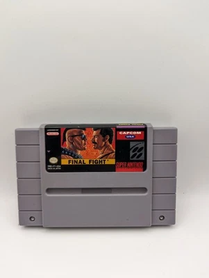 Final Fight SNES Super Nintendo Game Cart Tested Working - Image 1 of 4
