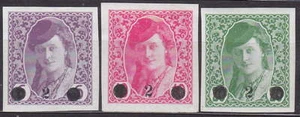 YUGOSLAVIA - 1919 COMPLETE SET OVERPRINTS for BOSNIA Mi. 27-29 - *MLH* - Picture 1 of 1