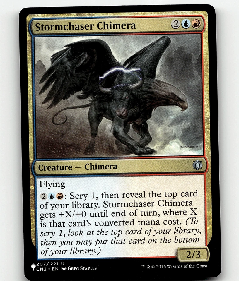 MTG Stormchaser Chimera Mystery Booster - Conspiracy: Take the Crown 207/221... - Image 1 of 1