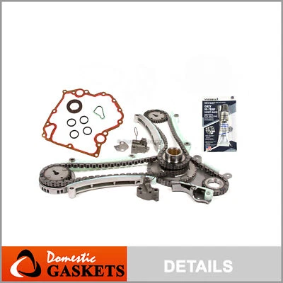 99-04 Jeep Dodge Durango 4.7L SOHC Kit de cadena de distribución + Junta de cubierta de distribución Jtec Foto 1 de 4