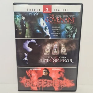 Bleeders The Covenant Time of Fear 3 Movie DVD Collection Horror Sci-Fi - Picture 1 of 4