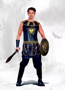 Sexy Dreamgirl Adult Men's Halloween Deadly Warrior Roman Gladiator Costume - Picture 1 of 2