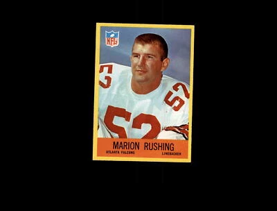 1967 Philadelphia 9 Marion Rushing RC NM #D1,032691 - Image 1 of 2