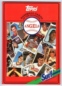 1987 Topps California Angels Baseball Card Book from Surf Detergent. Nice Shape - Foto 1 di 1