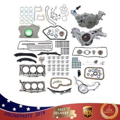 Kit de reconstrucción de motor distribución y bombas para Volkswagen Routan 3,6 L V6 DOHC 2011-2014 Foto 1 de 4