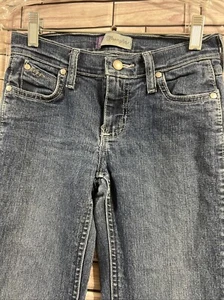 wrangler q baby girls 10 jeans bootcut equestrian riding denim rodeo western - Picture 1 of 17