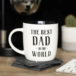 El mejor papá del mundo taza de cerámica tazas tazas día del padre regalo café té NUEVO - Imagen 1 de 6