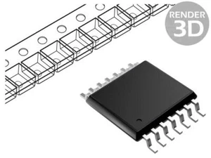 5X CD4011BPWR IC: digital NAND Ch: 4 IN: 2 CMOS SMD TSSOP14 3-18VDC -55-125°C TE - Bild 1 von 1