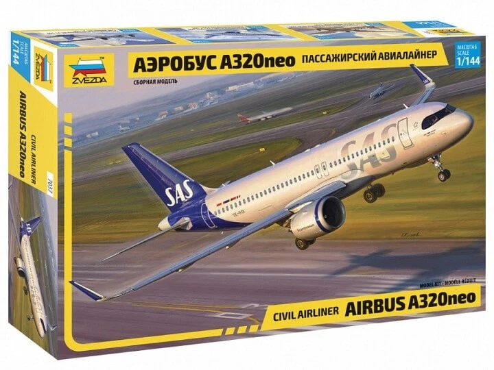 Zvezda 7037 1 144 Airbus A320 Neo