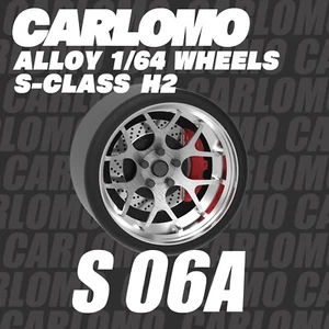 S Class Carlomo 1/64 Alloy Wheels S-CLASS H2 - Premium Wheels - S06A - S06G - Picture 1 of 14