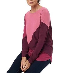Belle by Kim Gravel Colorblocked Sweater 2X (303) - Picture 1 of 8