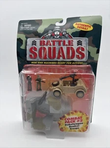 1997 Galoob Battle Squads Combat Pack #2 Kubelwagen and Bunker Troops - Picture 1 of 8
